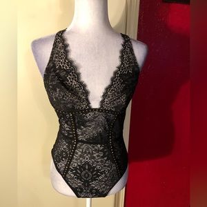 Victoria’s Secret Lace Thong Bodysuit
